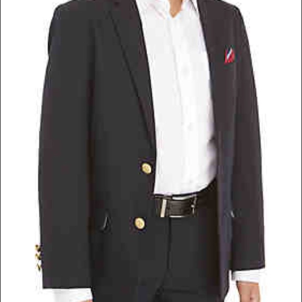 Boys IZOD Navy Blue Blazer